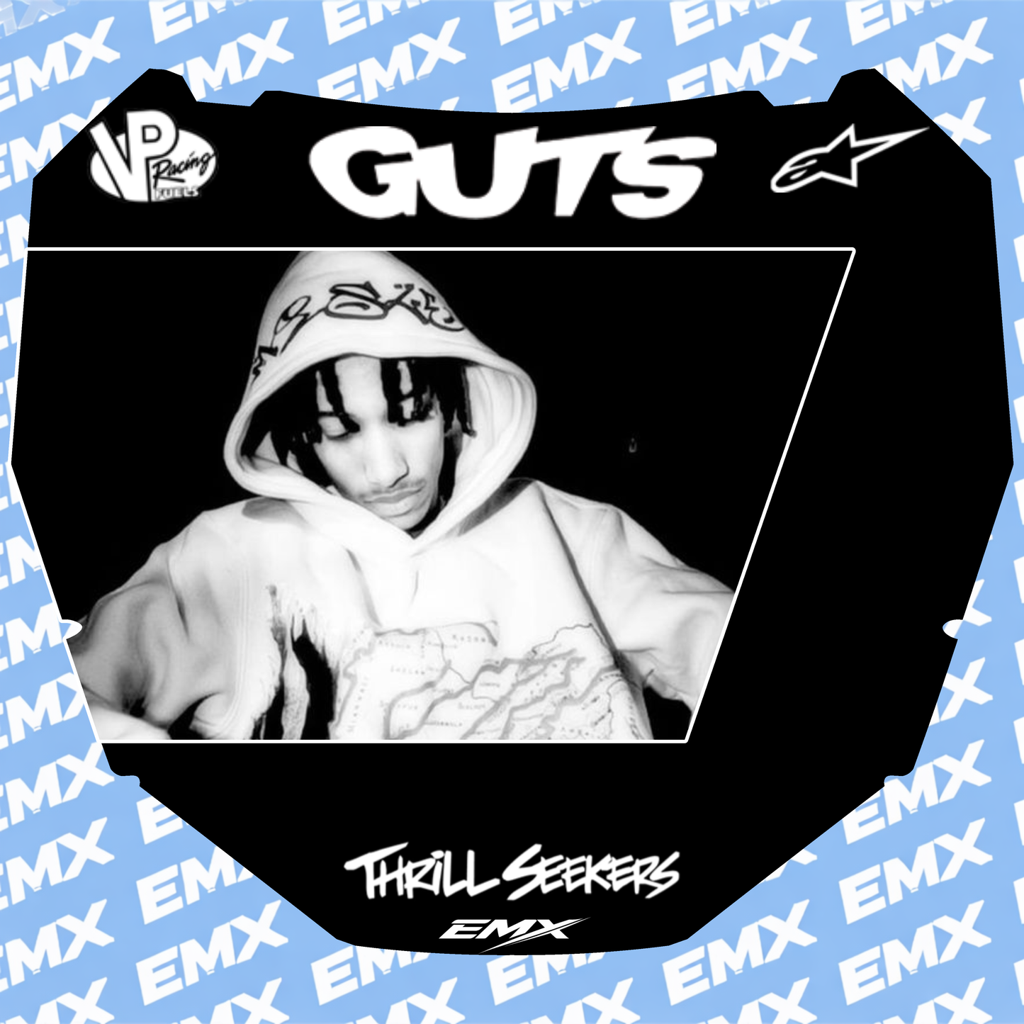 Rapper/Person Decal Plate